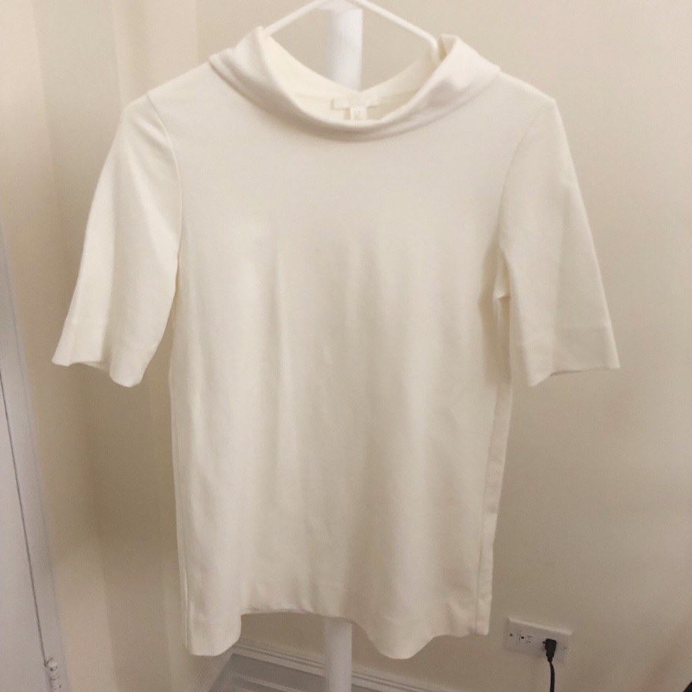 COS cotton white top | xs